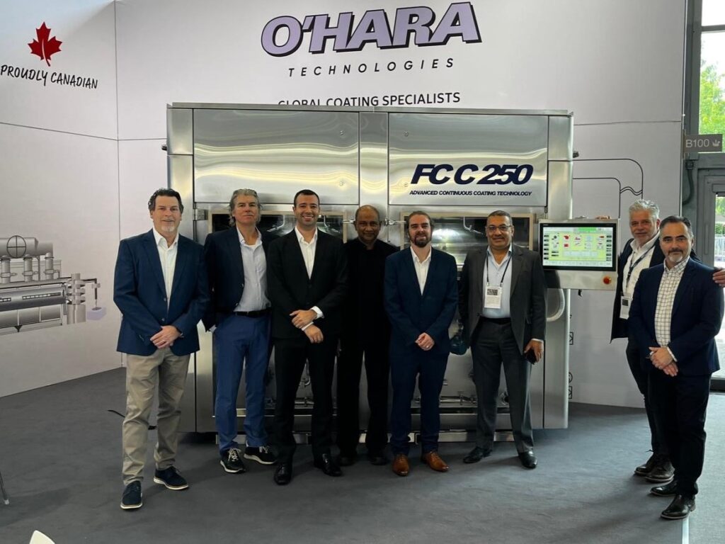 Tablet coating machine at achema